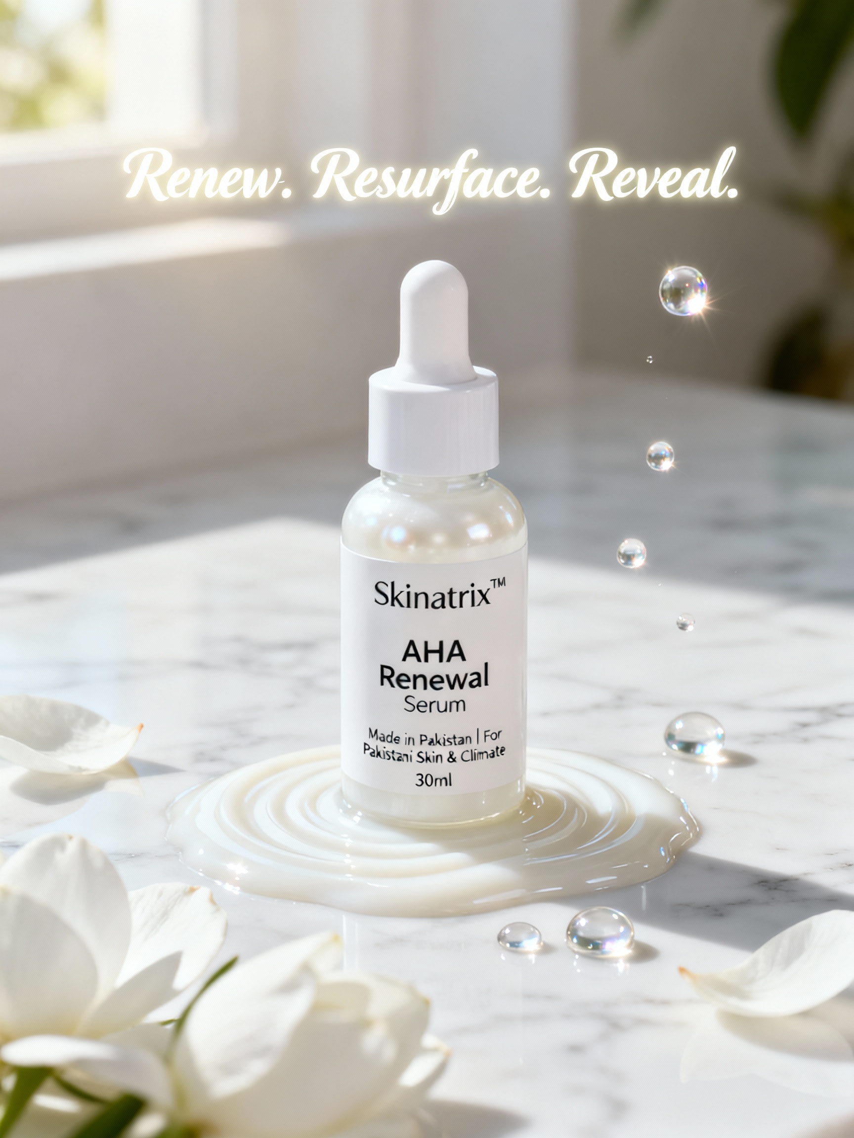 Skinatrix AHA Renewal Serum | 5% Glycolic Glow Exfoliator for Smooth Texture - Image 5
