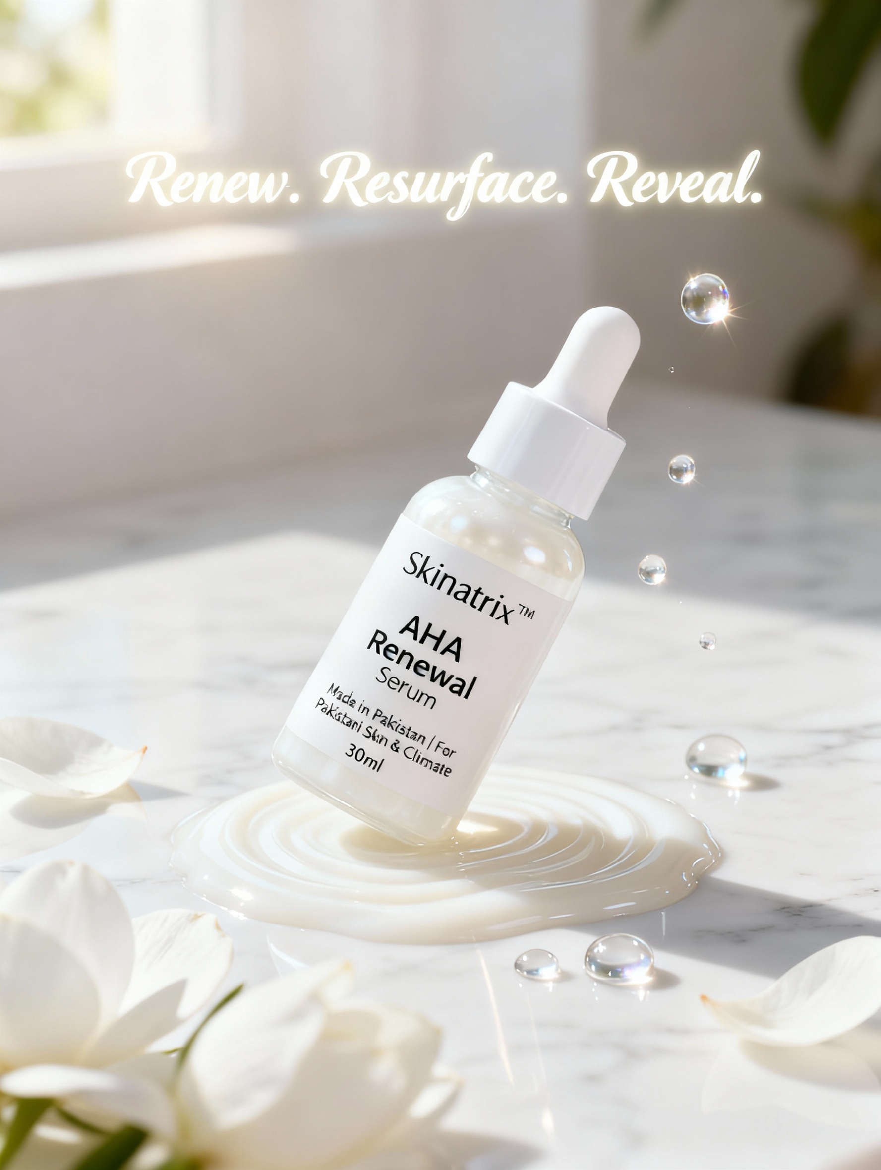 Skinatrix AHA Renewal Serum | 5% Glycolic Glow Exfoliator for Smooth Texture - Image 4